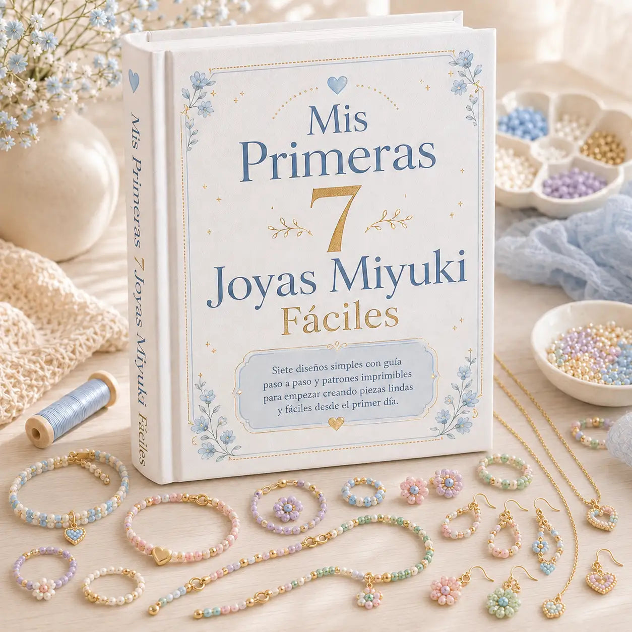 Mis Primeras 7 Joyas Miyuki Fáciles — Guía Paso a Paso con Diseños + Patrones Imprimibles